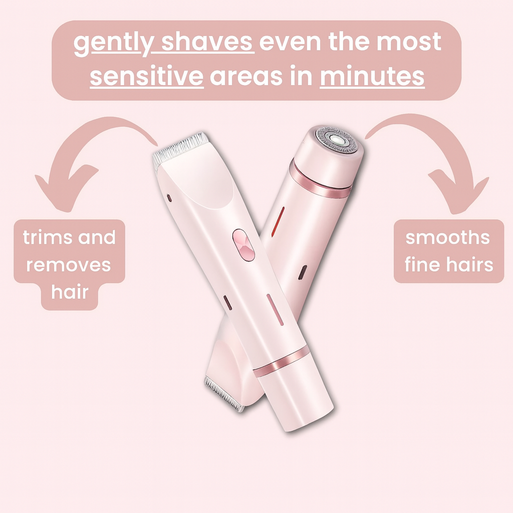 GlowTrim™ – 2‑in‑1 Bikini & Body Trimmer