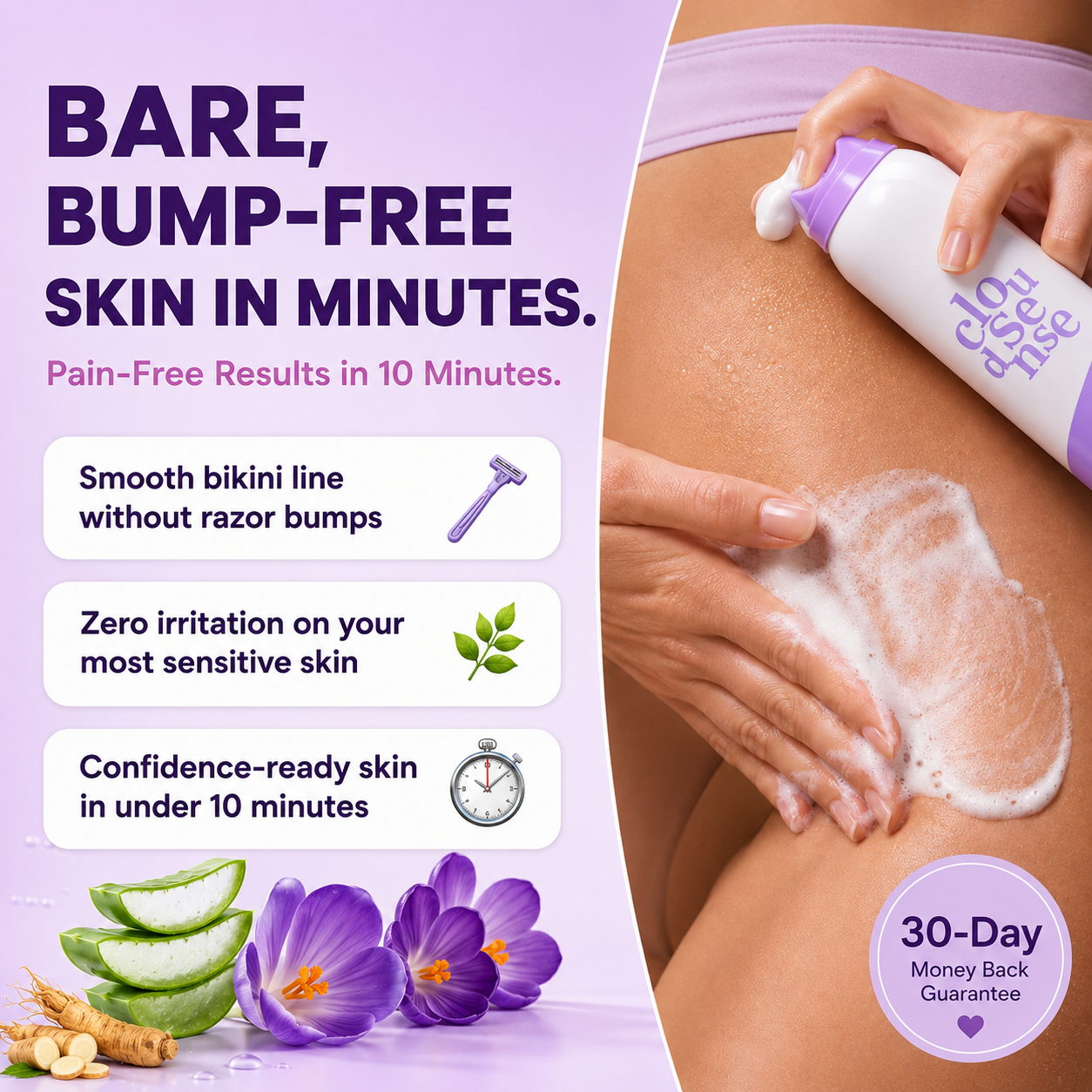SmoothMuse™ Body Hair Removal Spray