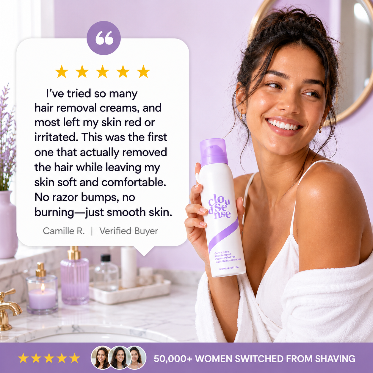 SmoothMuse™ Body Hair Removal Spray